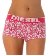 Diesel Printed Cotton Stretch Boxat Boy Short
