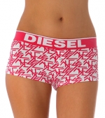 Diesel Printed Cotton Stretch Boxat Boy Short