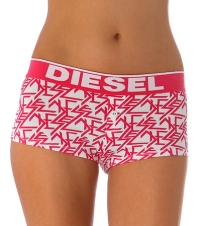 Diesel Printed Cotton Stretch Boxat Boy Short